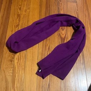 Talbots Purple Cashmere Scarf